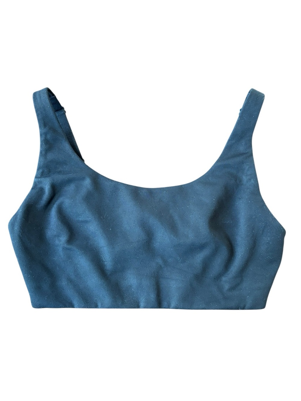 Lululemon Black Longline Sports Bra Adjustable Straps Hook Back Size 6